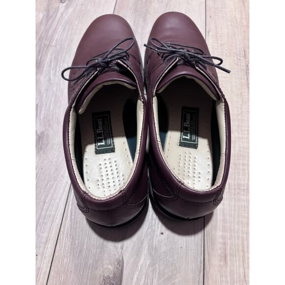 L.L.Bean Men’s Brown Leather Derby Shoes  Lug Sole Size 13 M Comfort Work Casual main image 7